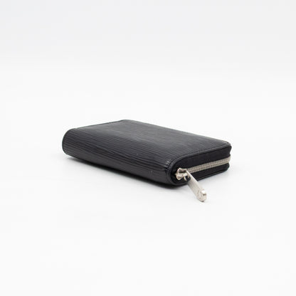 Zippy Coin Purse Black Epi Leather