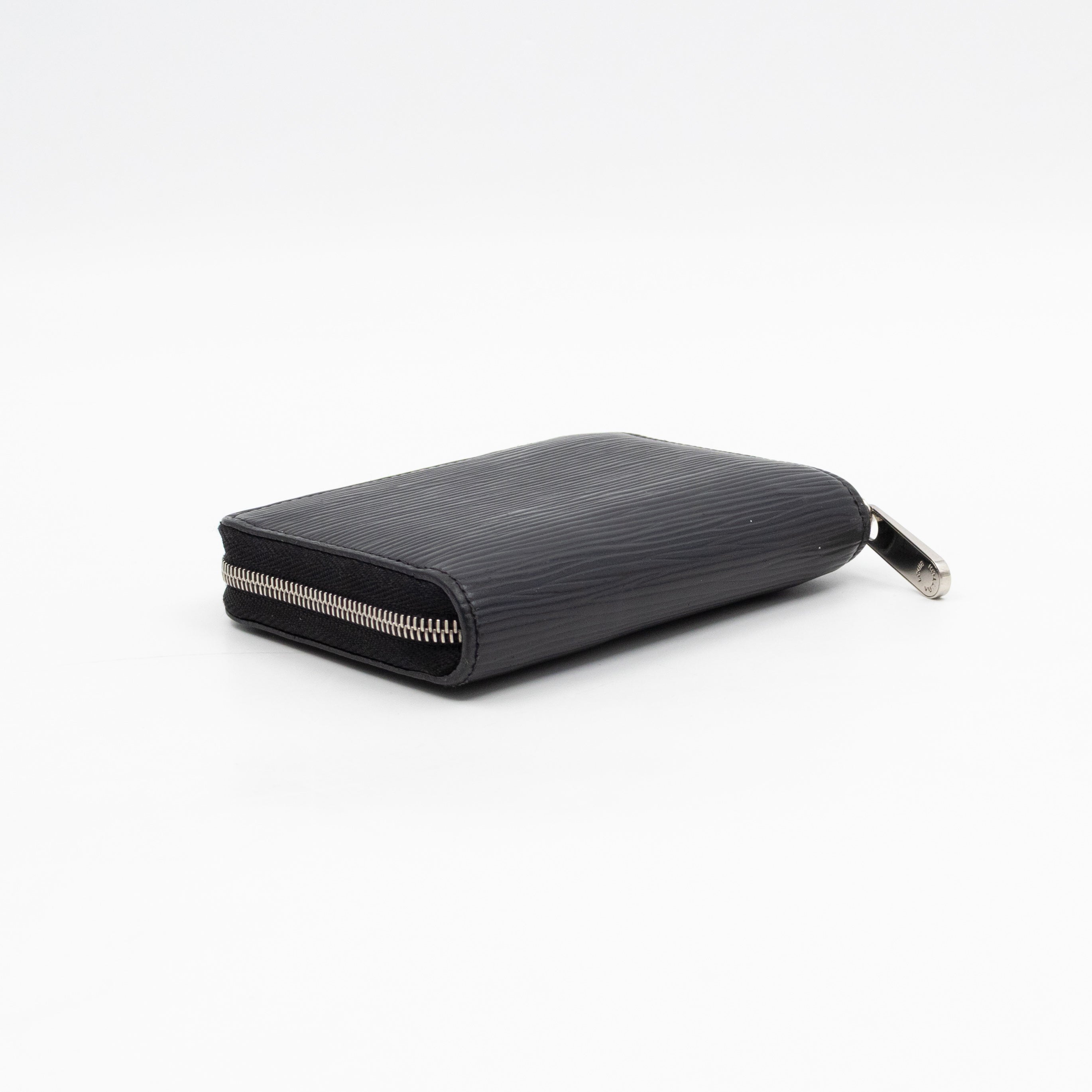 Zippy Coin Purse Black Epi Leather
