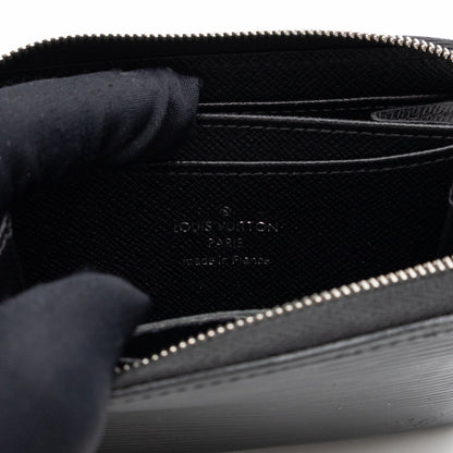Zippy Coin Purse Black Epi Leather