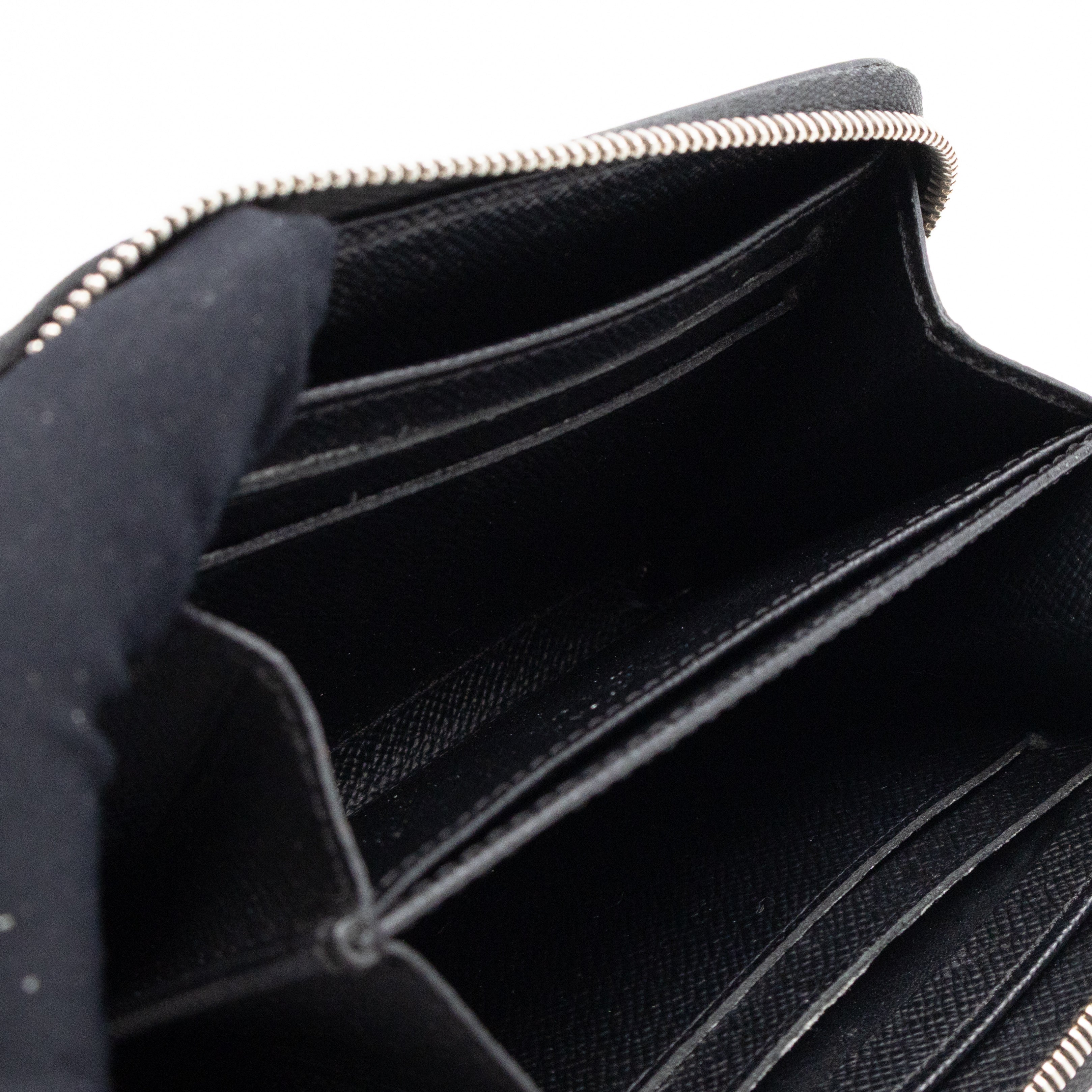 Zippy Coin Purse Black Epi Leather