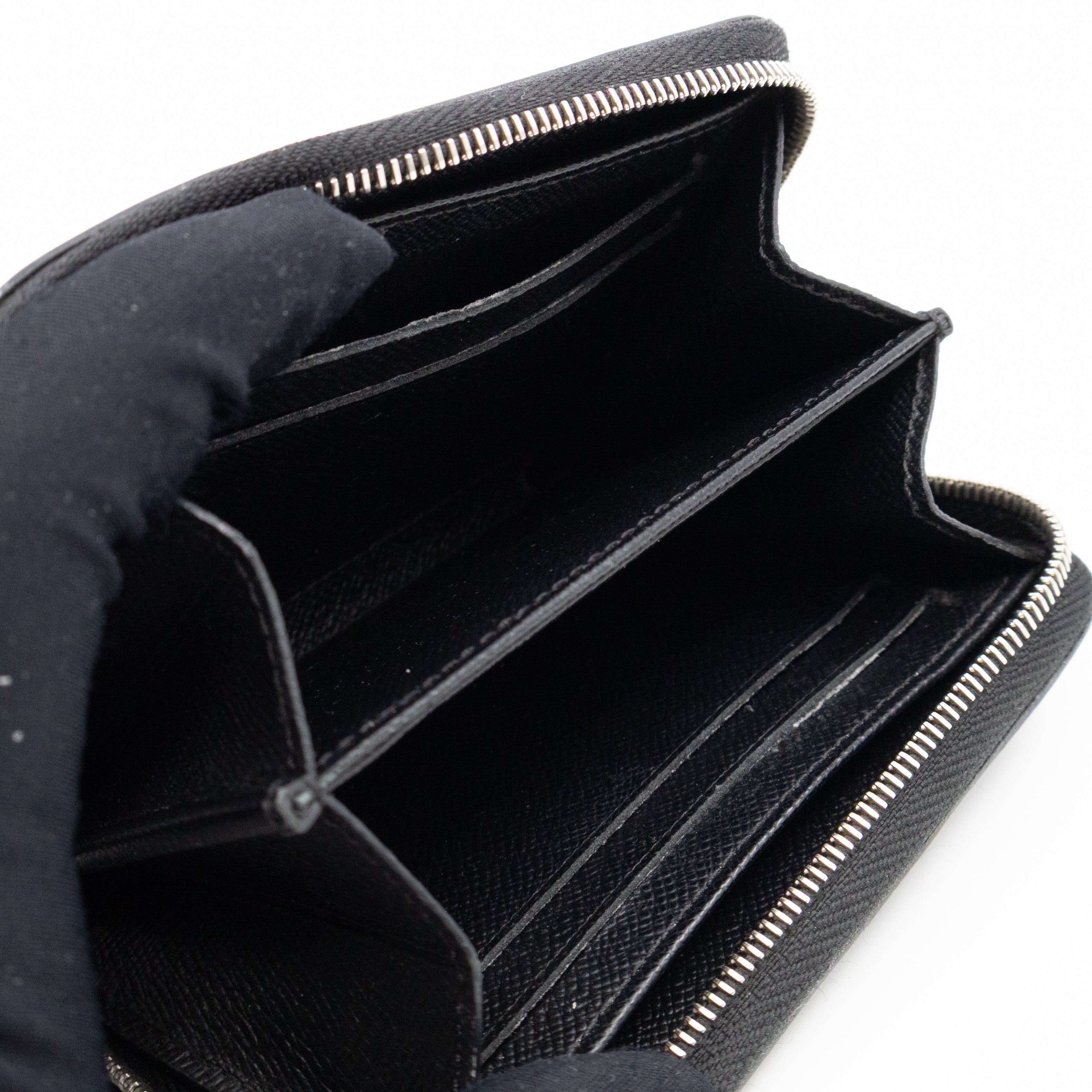 Zippy Coin Purse Black Epi Leather