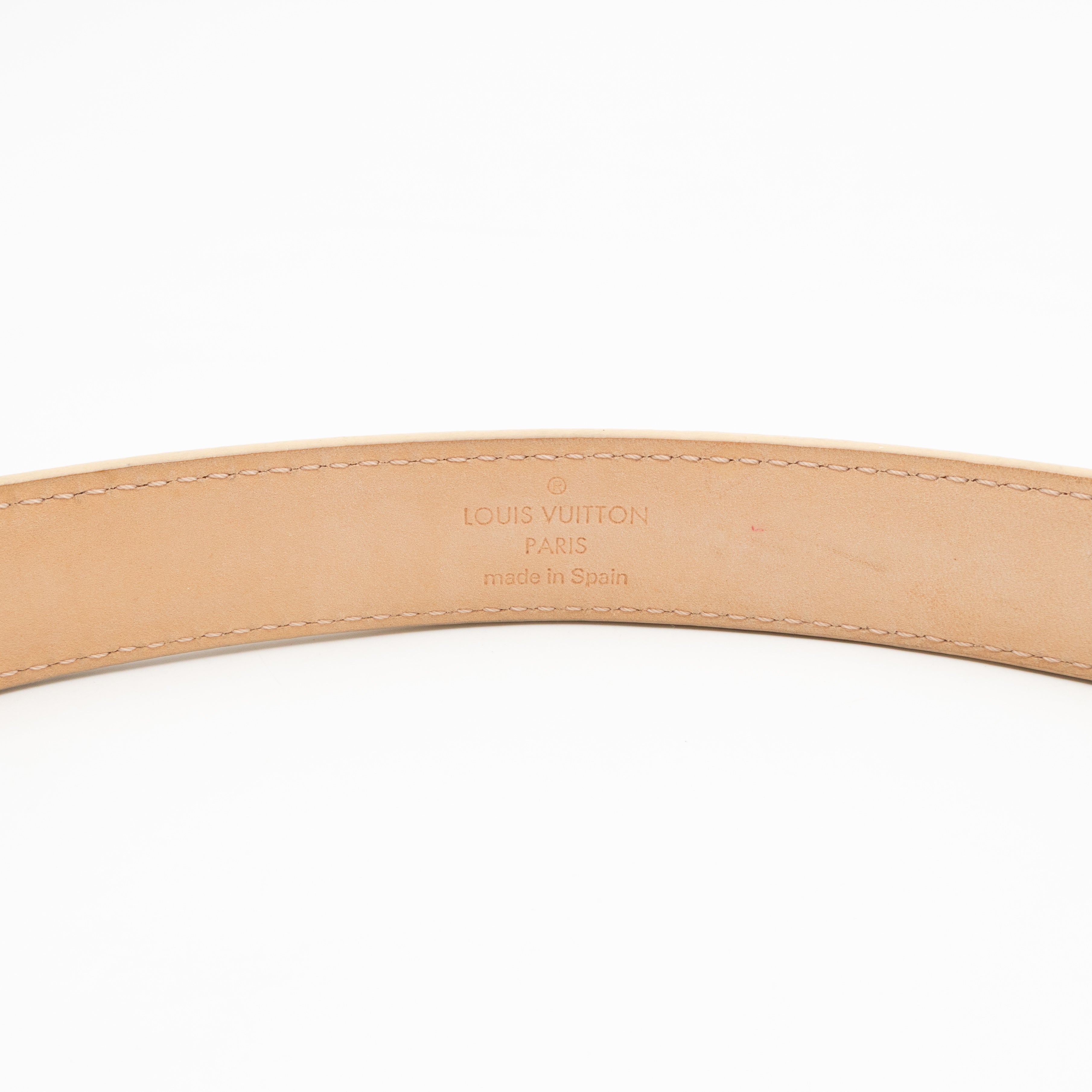 Ceinture Belt Mini Damier Azur 75 cm