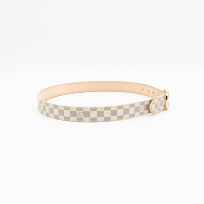 Ceinture Belt Mini Damier Azur 75 cm