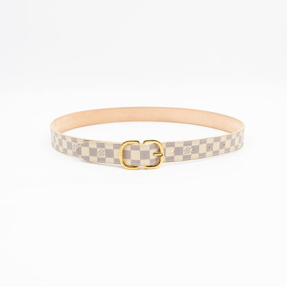 Ceinture Belt Mini Damier Azur 75 cm