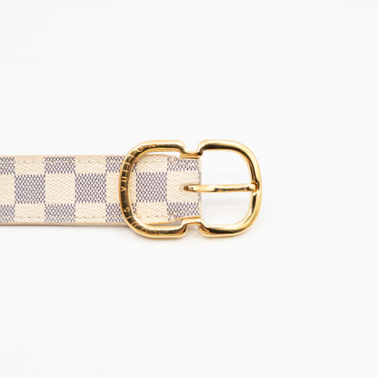 Ceinture Belt Mini Damier Azur 75 cm