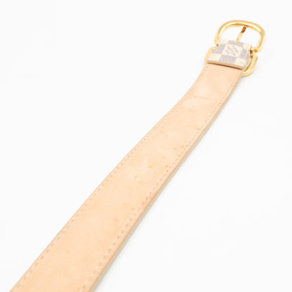 Ceinture Belt Mini Damier Azur 75 cm