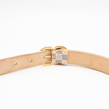 Ceinture Belt Mini Damier Azur 75 cm