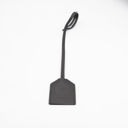 North South Large Shopping Tote Grey Leather