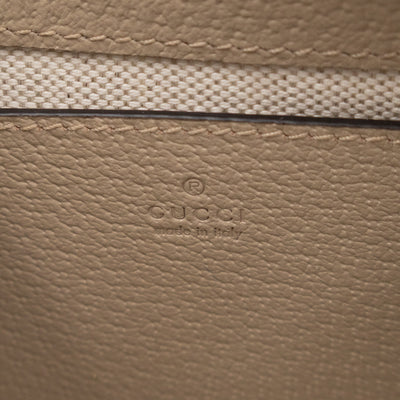 Ophidia Mini Bag GG Supreme Canvas Beige and White