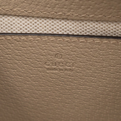 Ophidia Mini Bag GG Supreme Canvas Beige and White