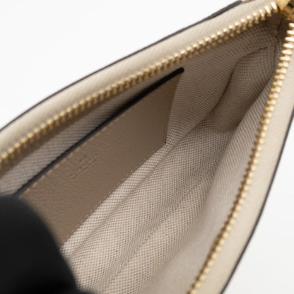 Ophidia Mini Bag GG Supreme Canvas Beige and White