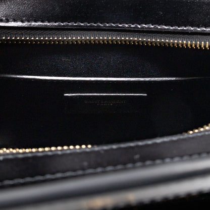 Uptown Small Leopard Ponyhair & Black Leather