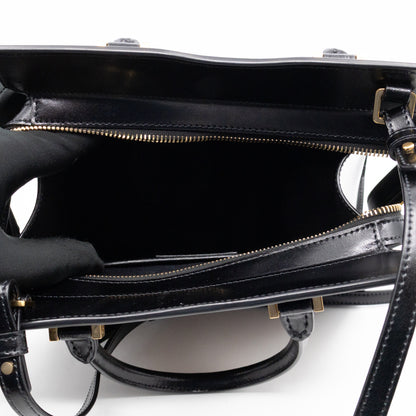 Uptown Small Leopard Ponyhair & Black Leather