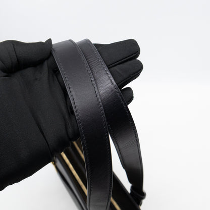 Arli Tote Large Shoulder Bag Black Smooth Leather