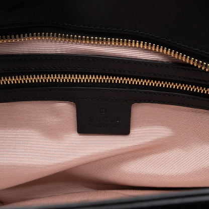 Arli Tote Large Shoulder Bag Black Smooth Leather