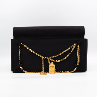 31 Rue Cambon Door CC Pendant Metal Chain Necklace & Belt Gold