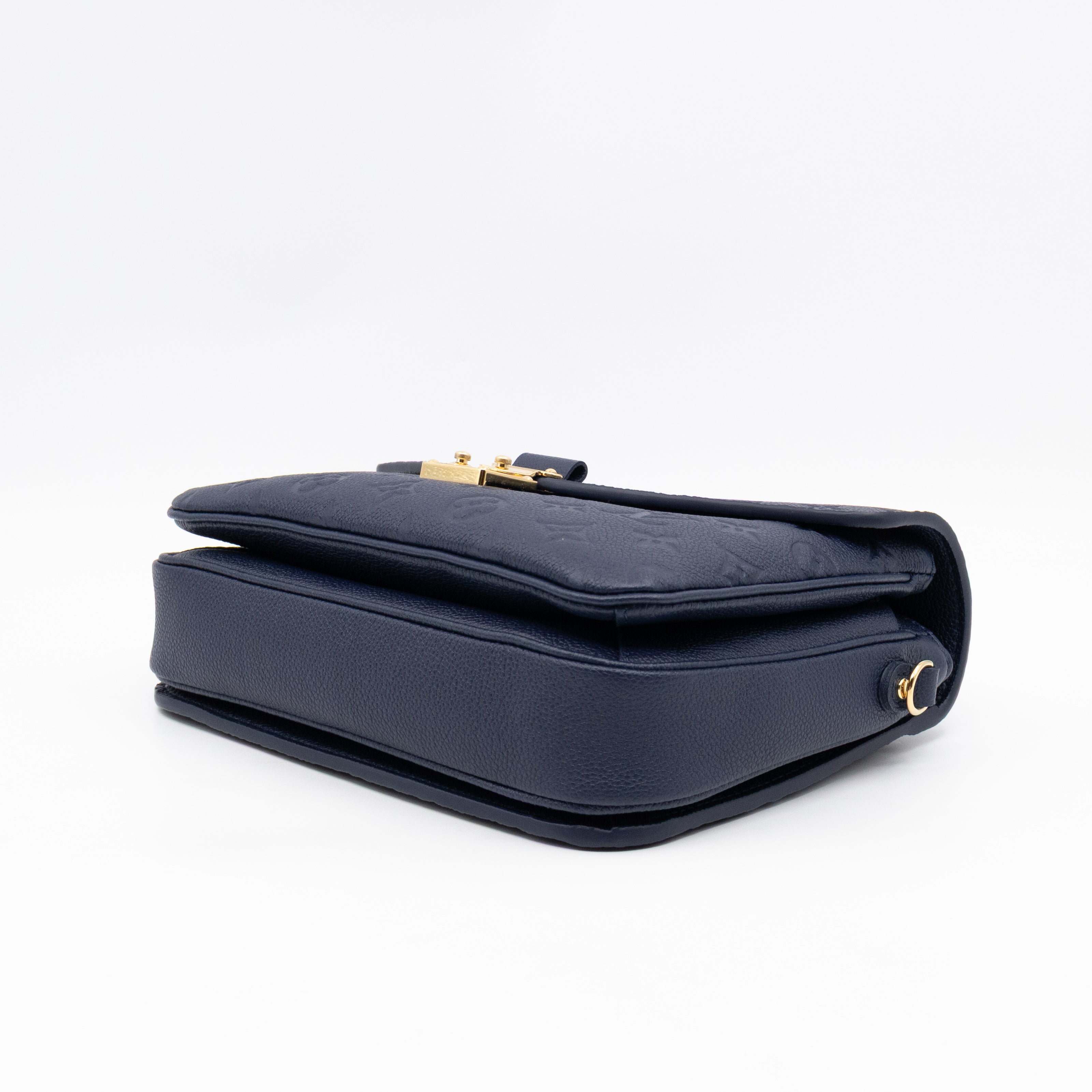 Pochette Metis Navy Monogram Empreinte Leather