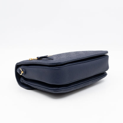 Pochette Metis Navy Monogram Empreinte Leather