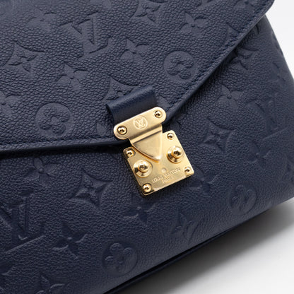 Pochette Metis Navy Monogram Empreinte Leather