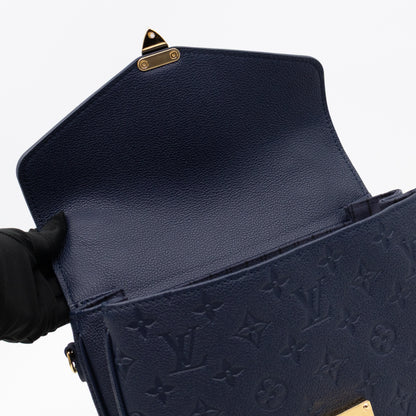 Pochette Metis Navy Monogram Empreinte Leather
