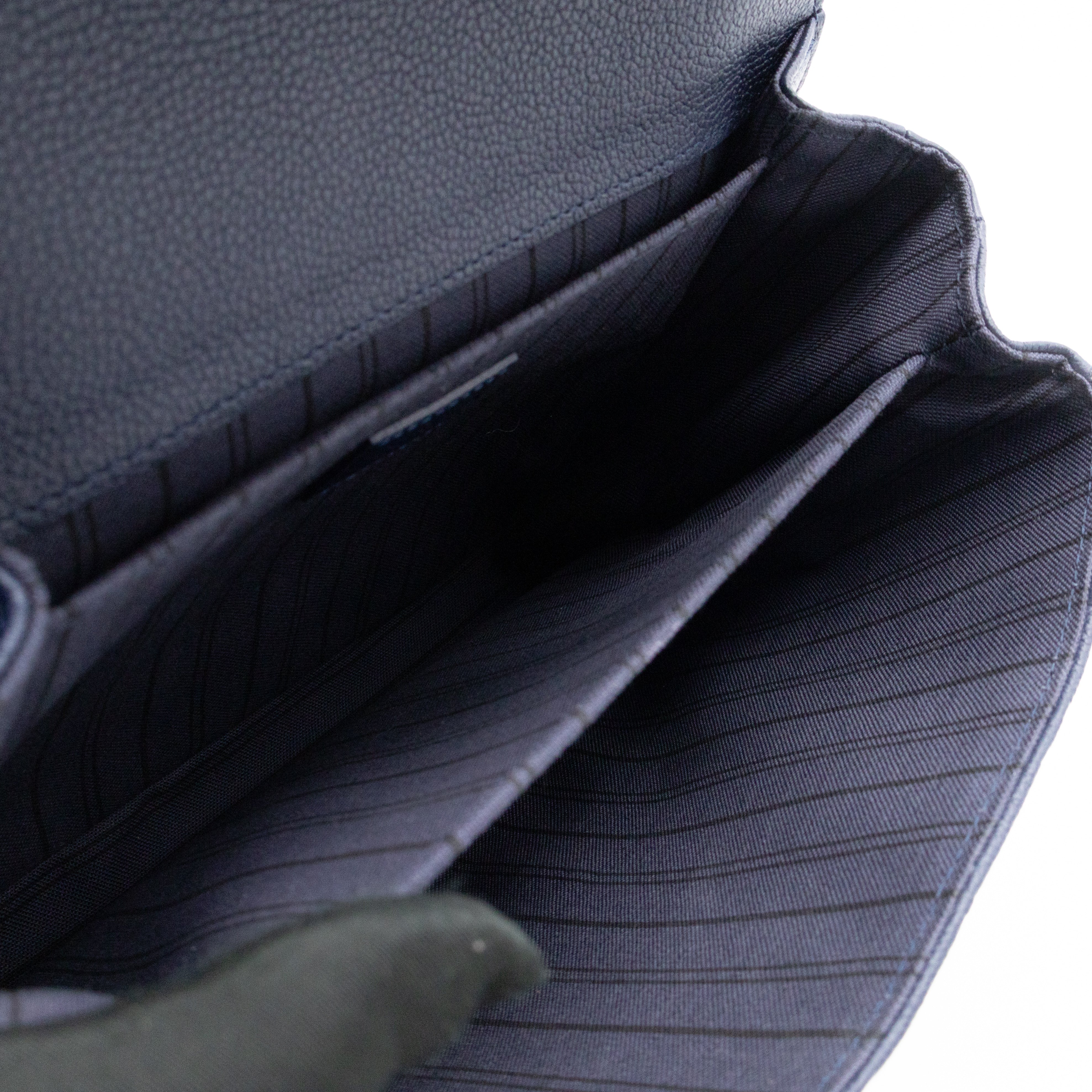 Pochette Metis Navy Monogram Empreinte Leather