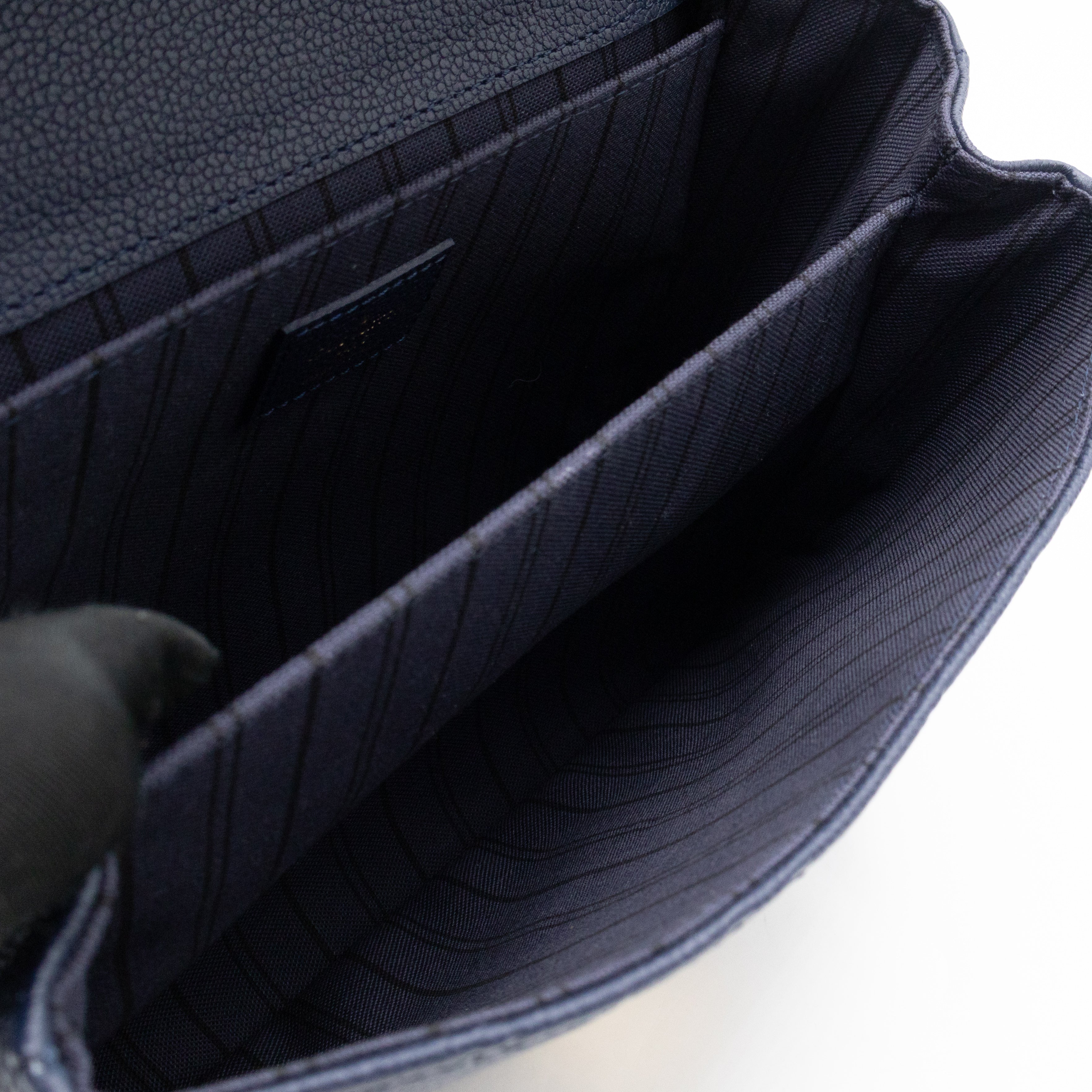 Pochette Metis Navy Monogram Empreinte Leather