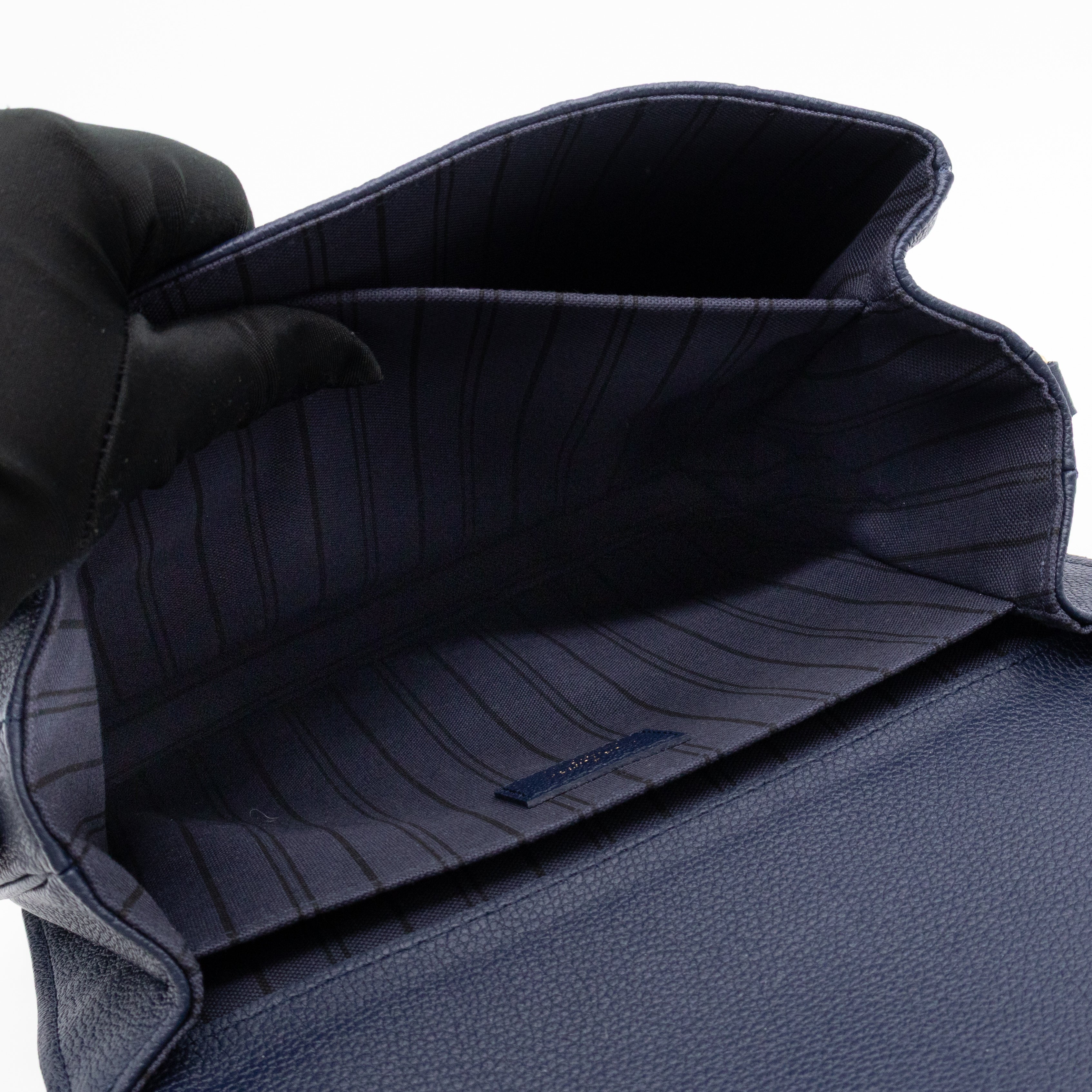 Pochette Metis Navy Monogram Empreinte Leather