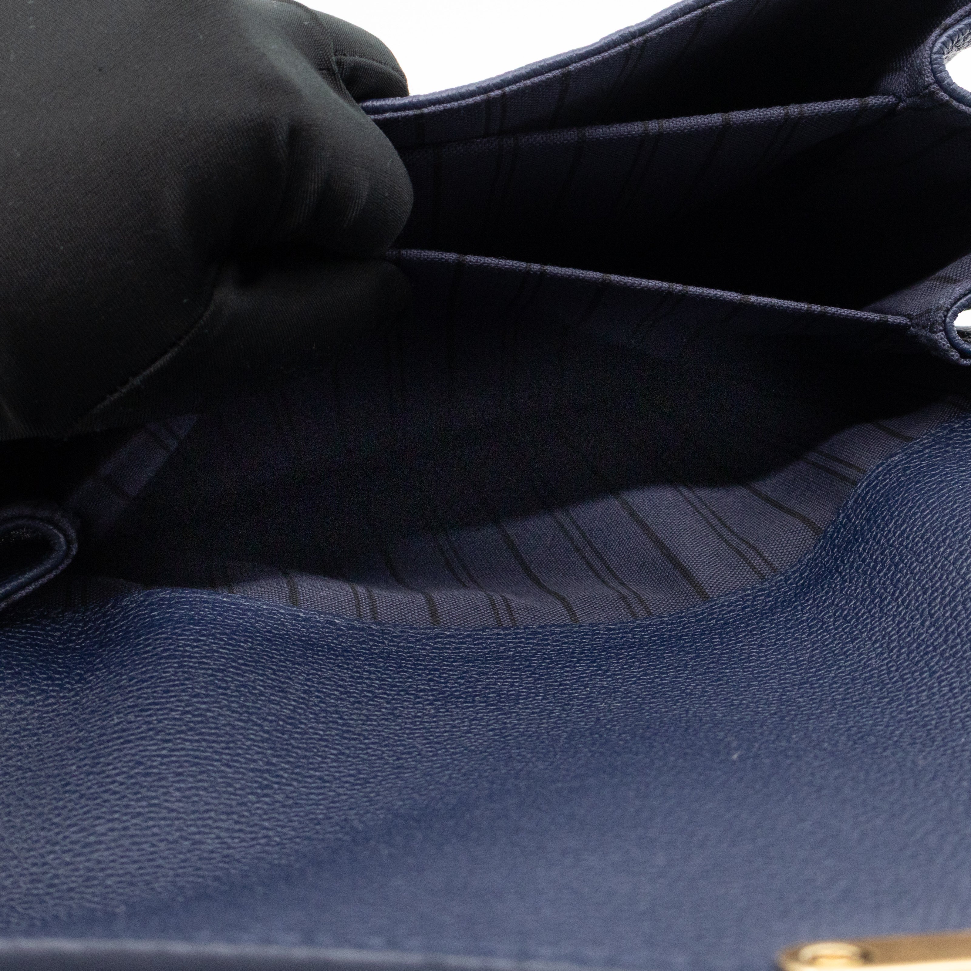 Pochette Metis Navy Monogram Empreinte Leather