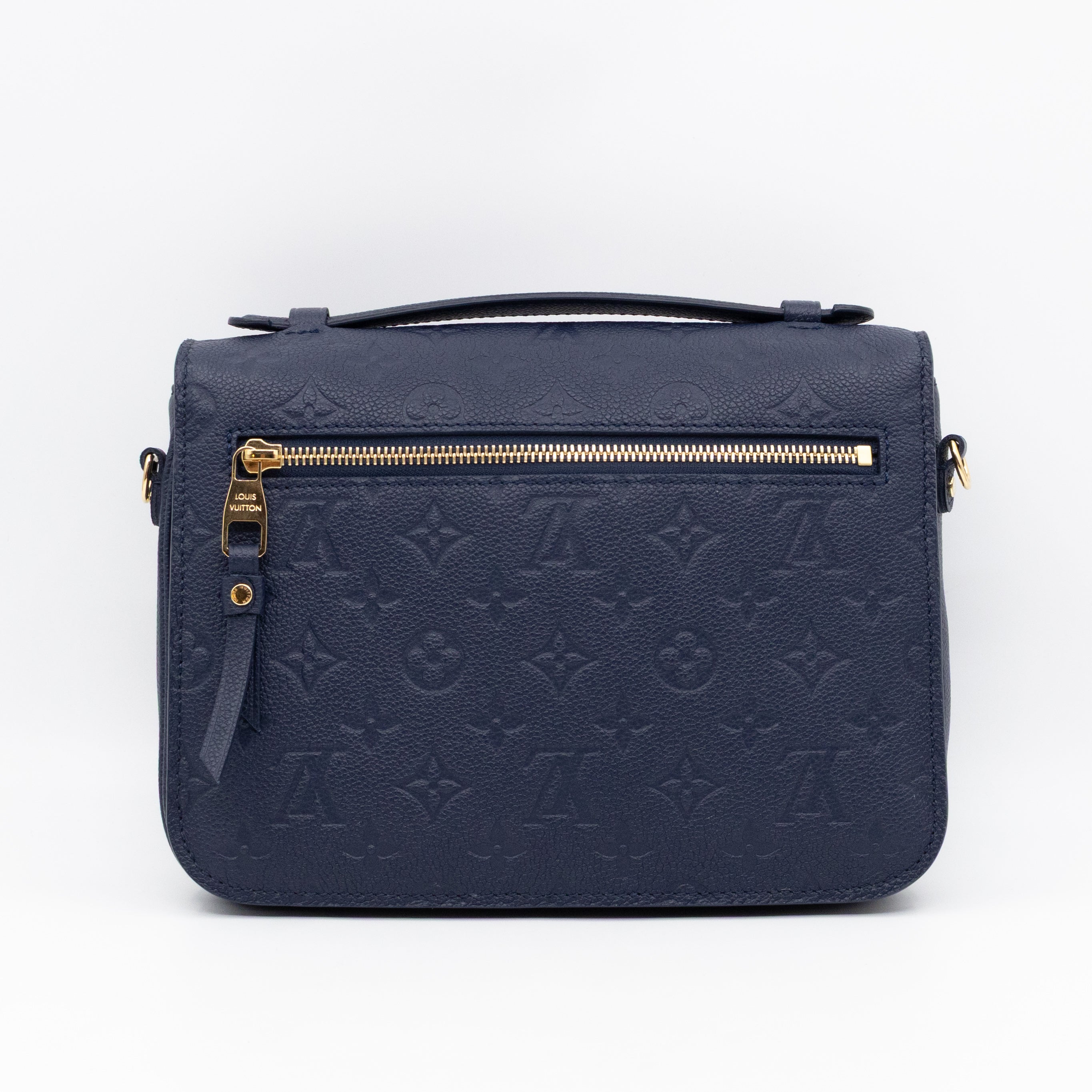 Pochette Metis Navy Monogram Empreinte Leather