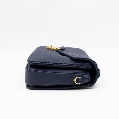 Pochette Metis Navy Monogram Empreinte Leather