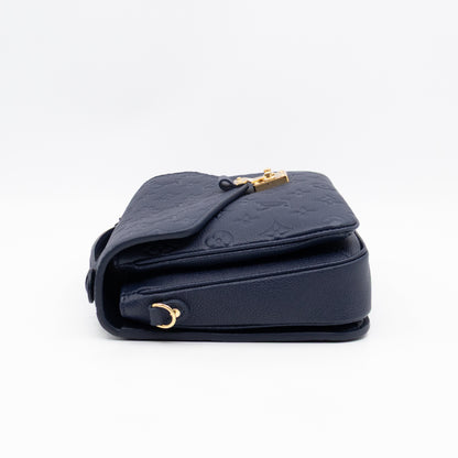 Pochette Metis Navy Monogram Empreinte Leather