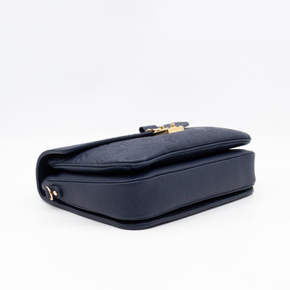 Pochette Metis Navy Monogram Empreinte Leather