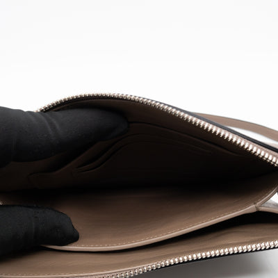 Neo Classic City Crossbody Clutch Brown Leather