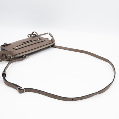 Neo Classic City Crossbody Clutch Brown Leather