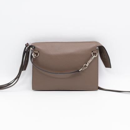 Neo Classic City Crossbody Clutch Brown Leather