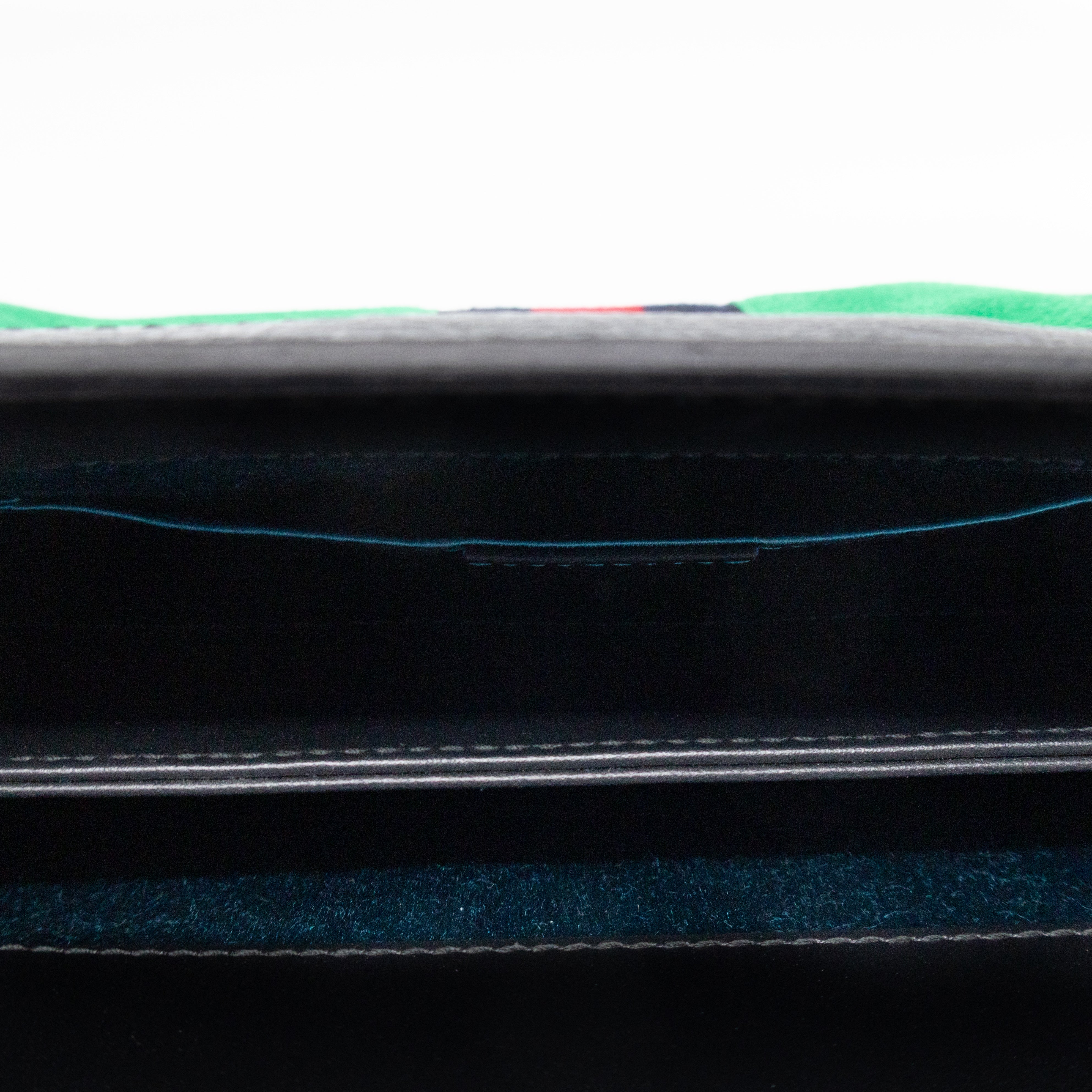 Ophidia Chain GG Small Shoulder Bag Green Suede