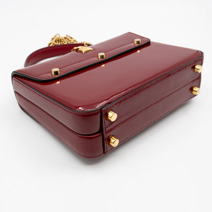 Sylvie 1969 Top Handle Red Patent Leather