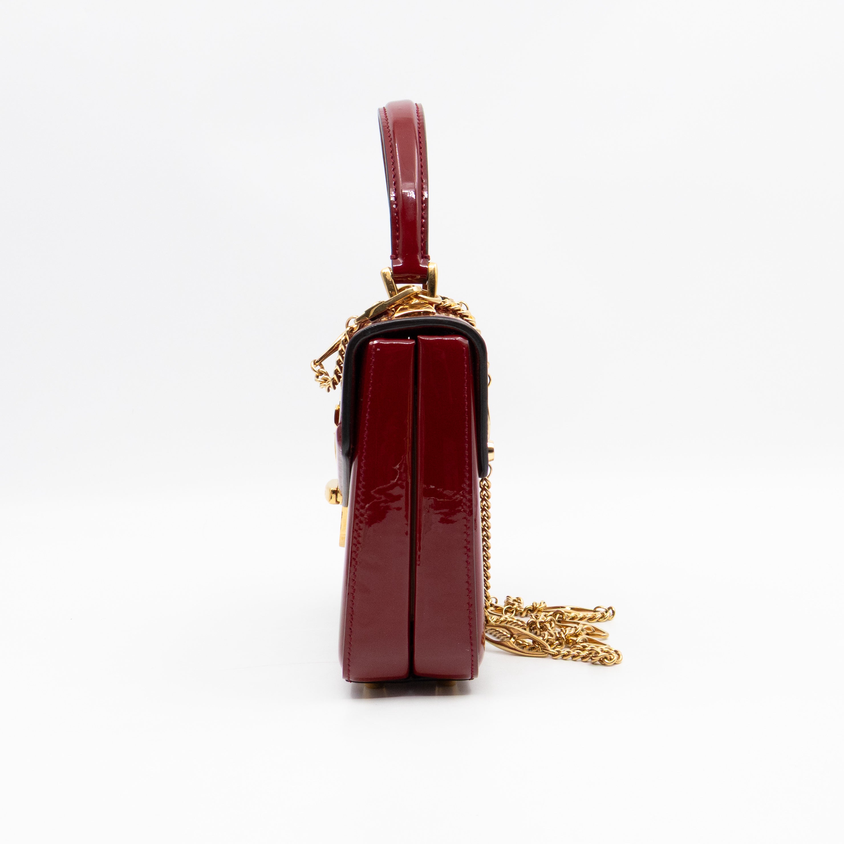 Sylvie 1969 Top Handle Red Patent Leather