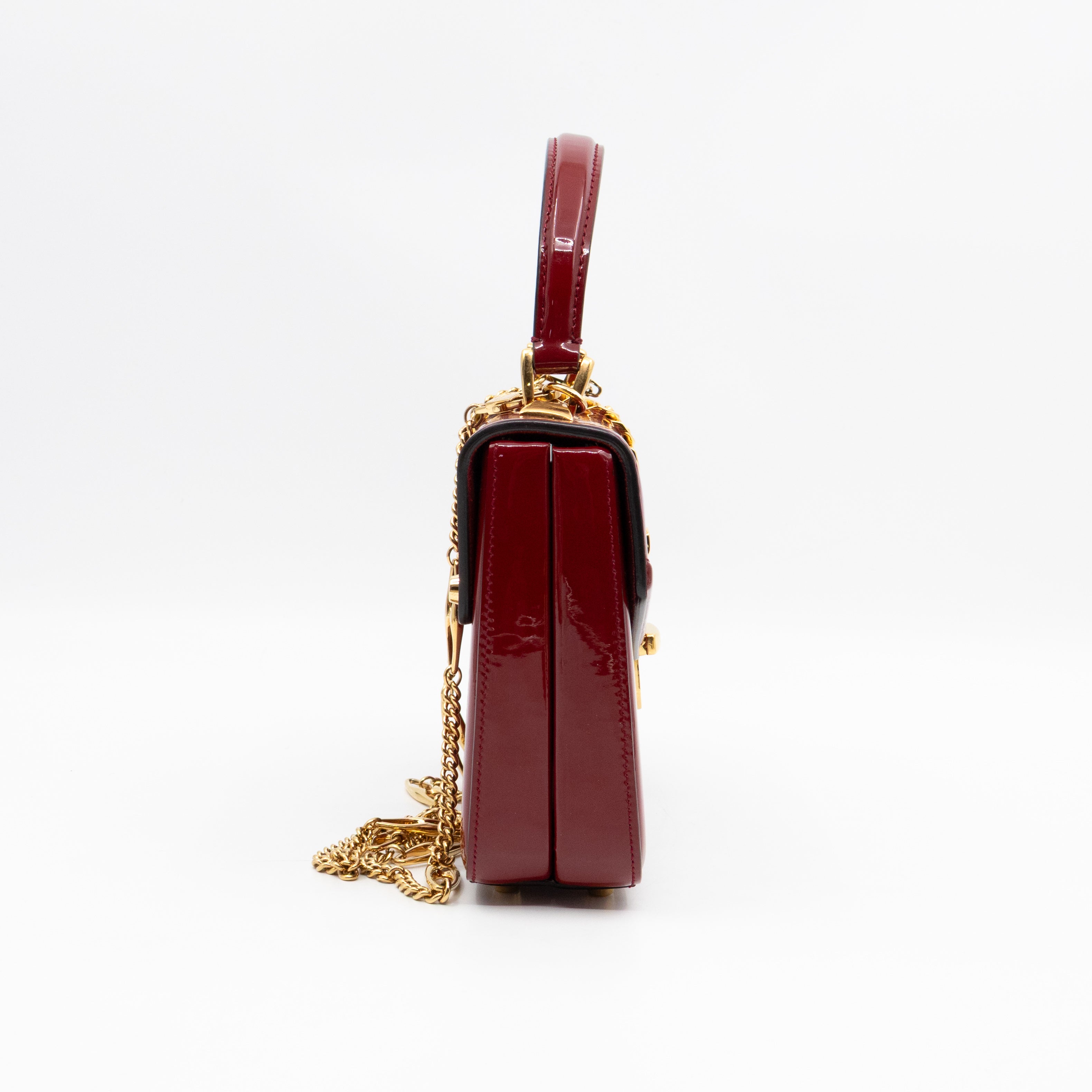 Sylvie 1969 Top Handle Red Patent Leather