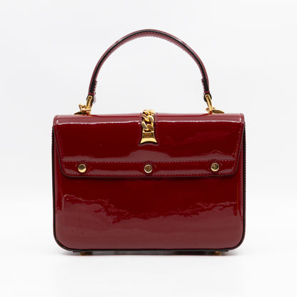 Sylvie 1969 Top Handle Red Patent Leather