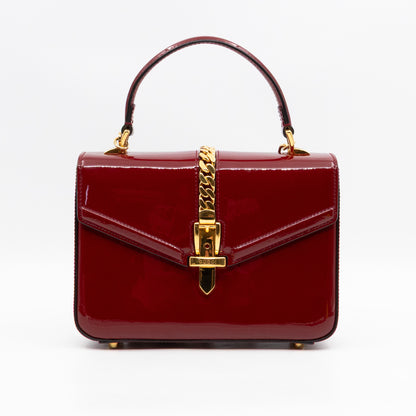 Sylvie 1969 Top Handle Red Patent Leather