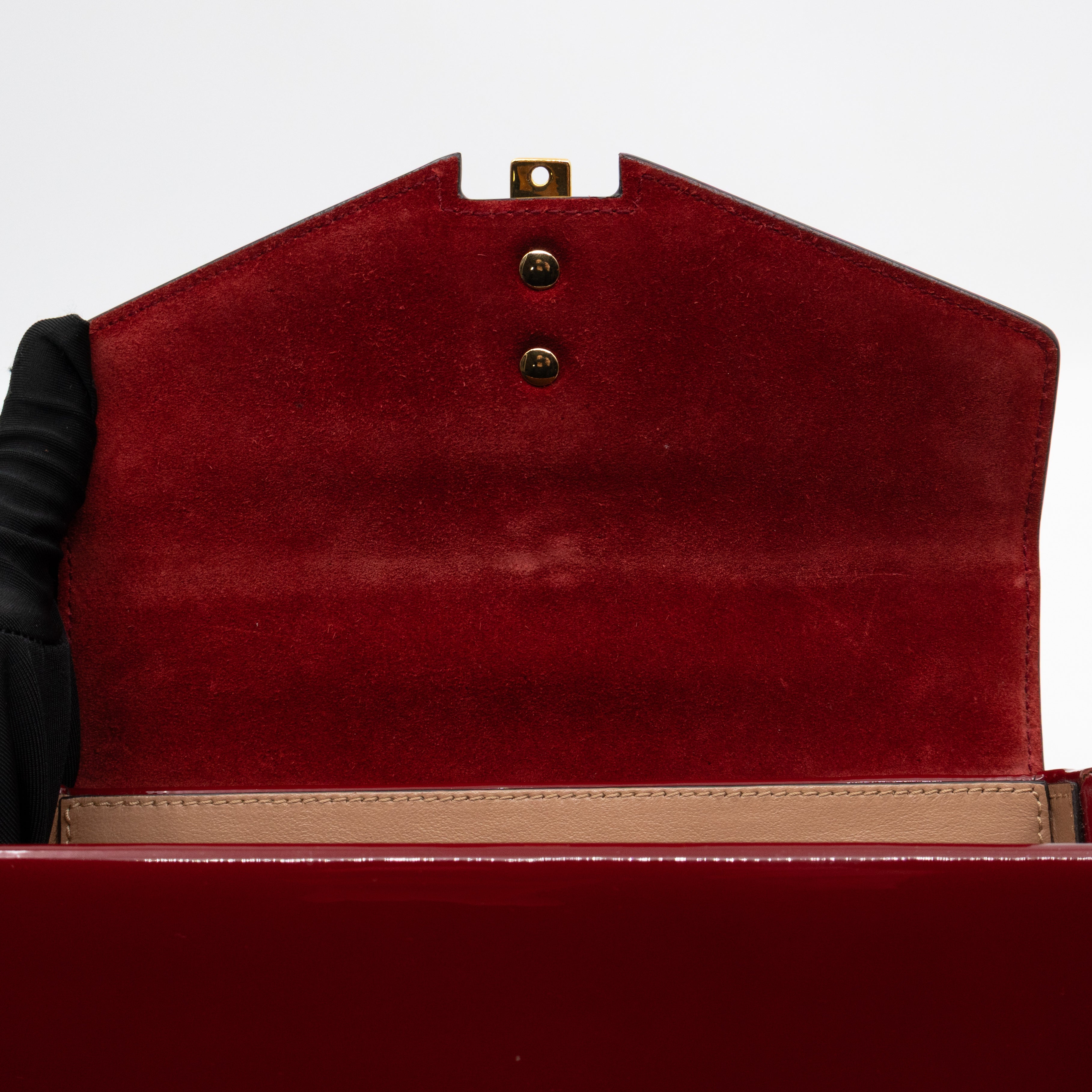 Sylvie 1969 Top Handle Red Patent Leather