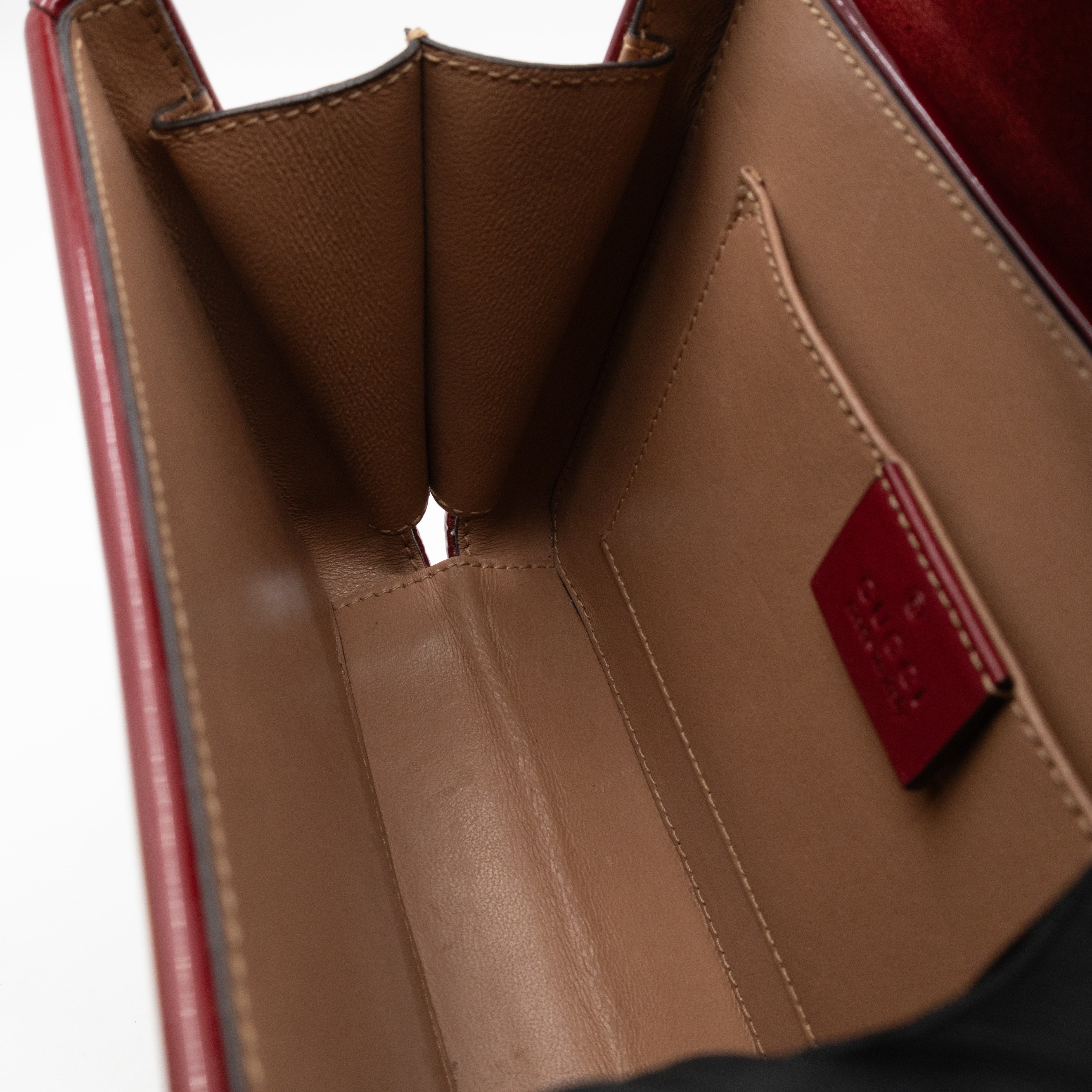 Sylvie 1969 Top Handle Red Patent Leather