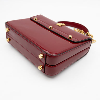 Sylvie 1969 Top Handle Red Patent Leather