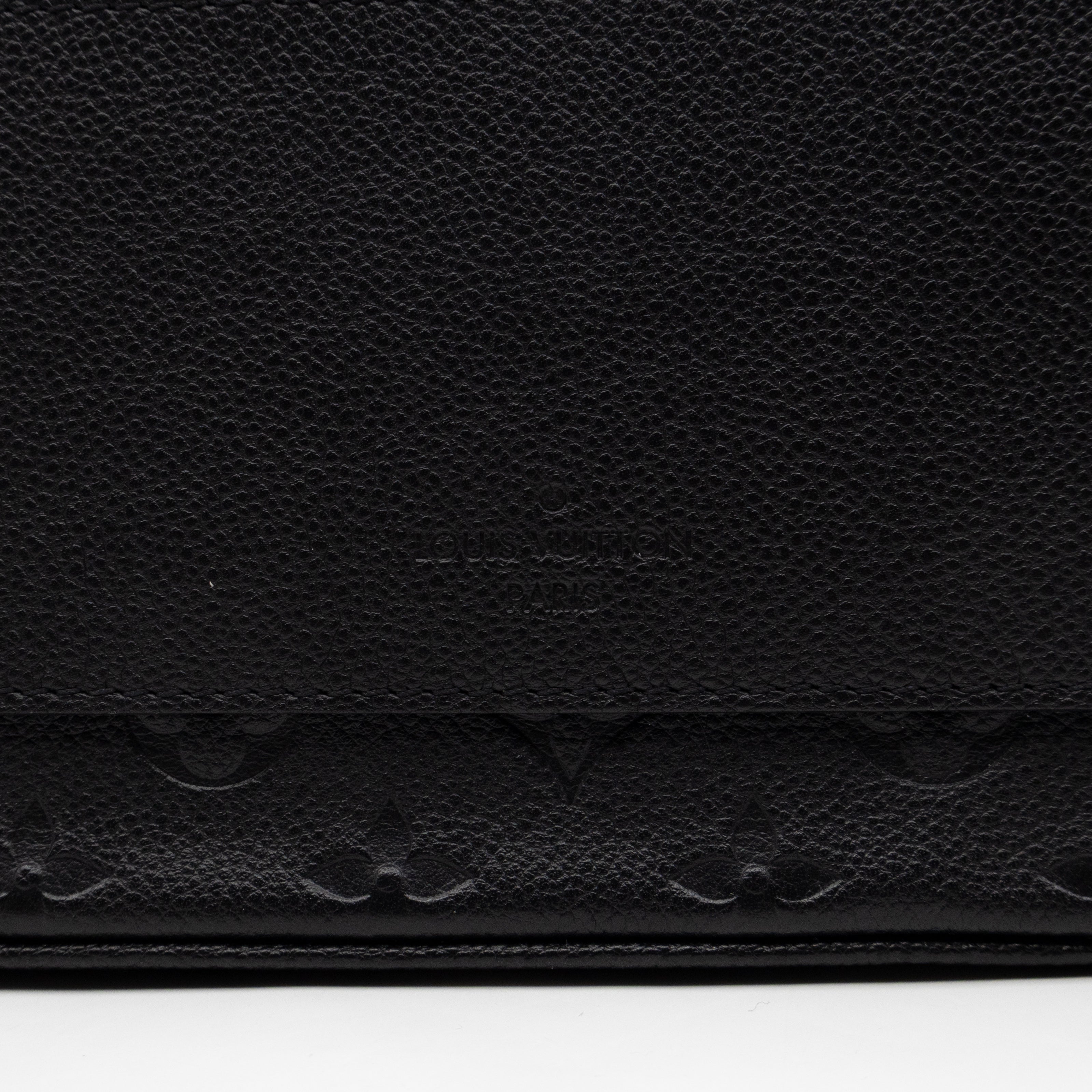 Marceau Black Monogram Empreinte Leather