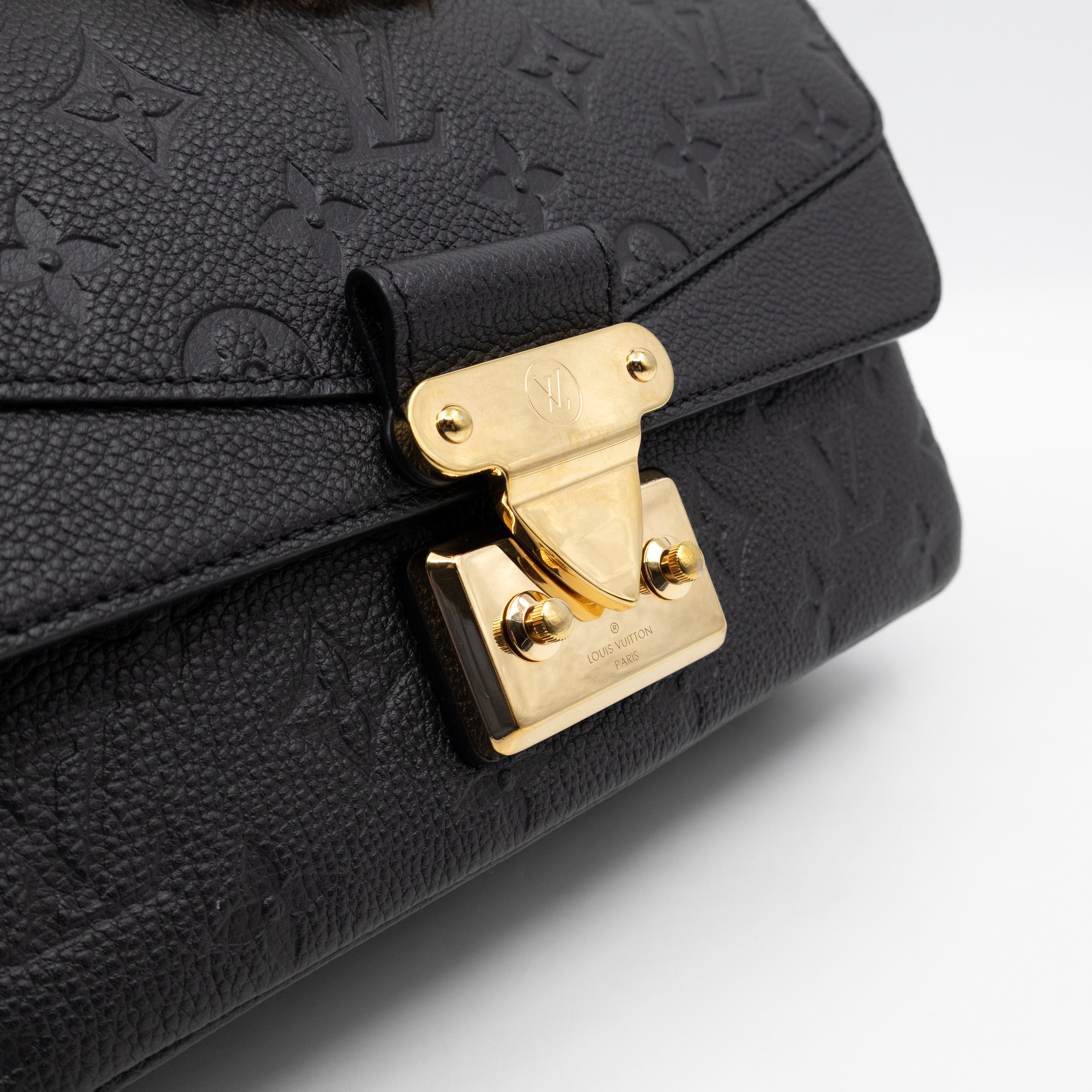 Marceau Black Monogram Empreinte Leather