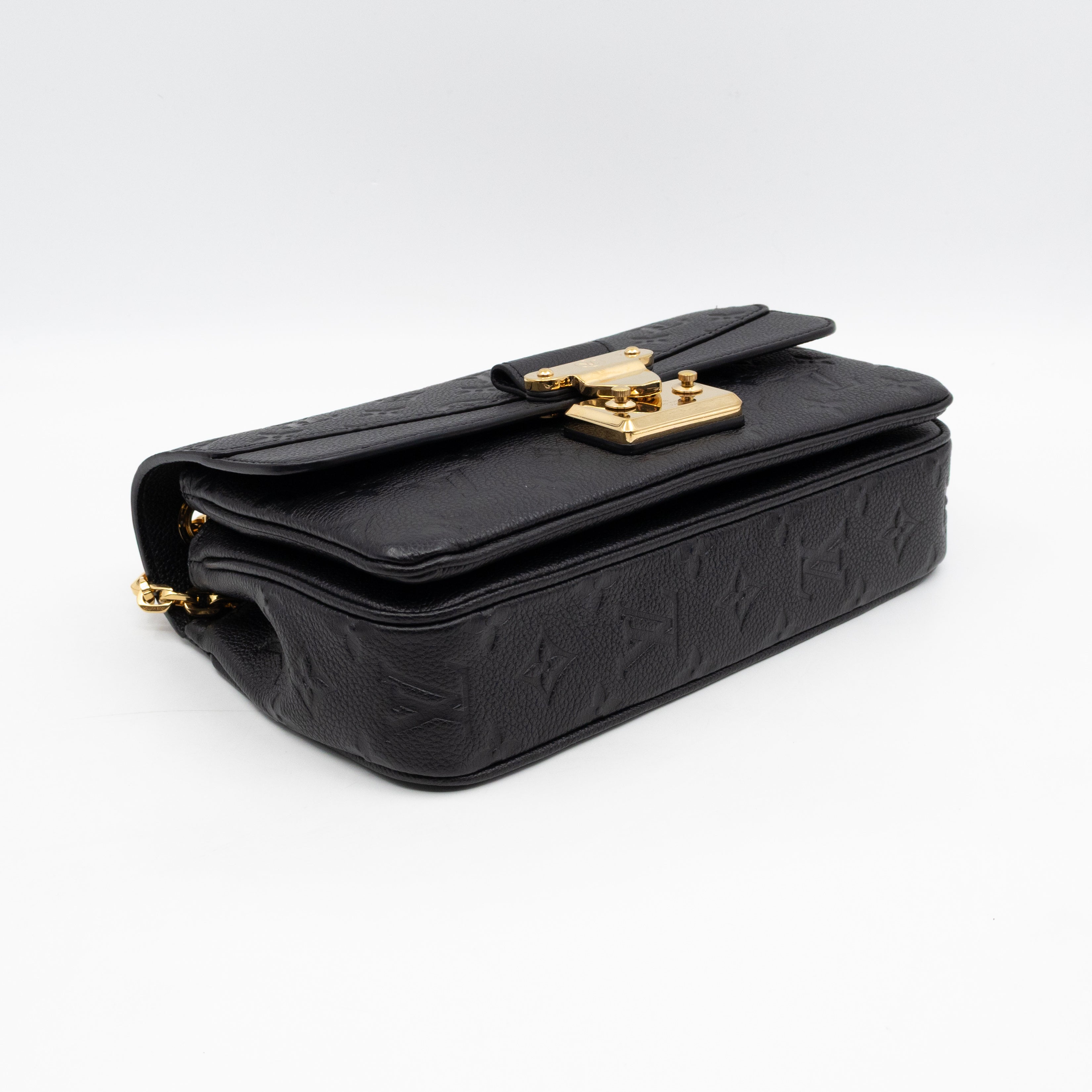 Marceau Black Monogram Empreinte Leather