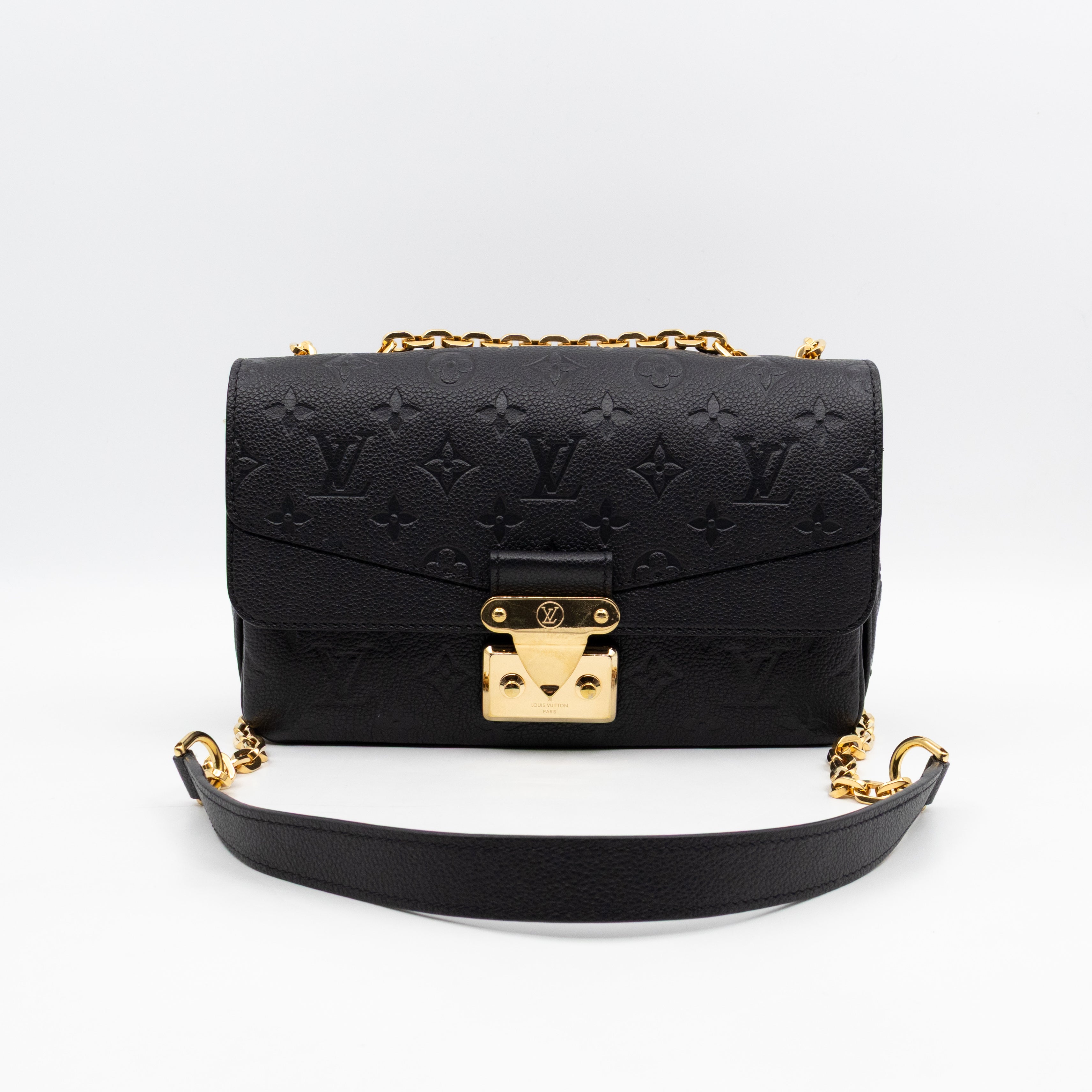 Marceau Black Monogram Empreinte Leather