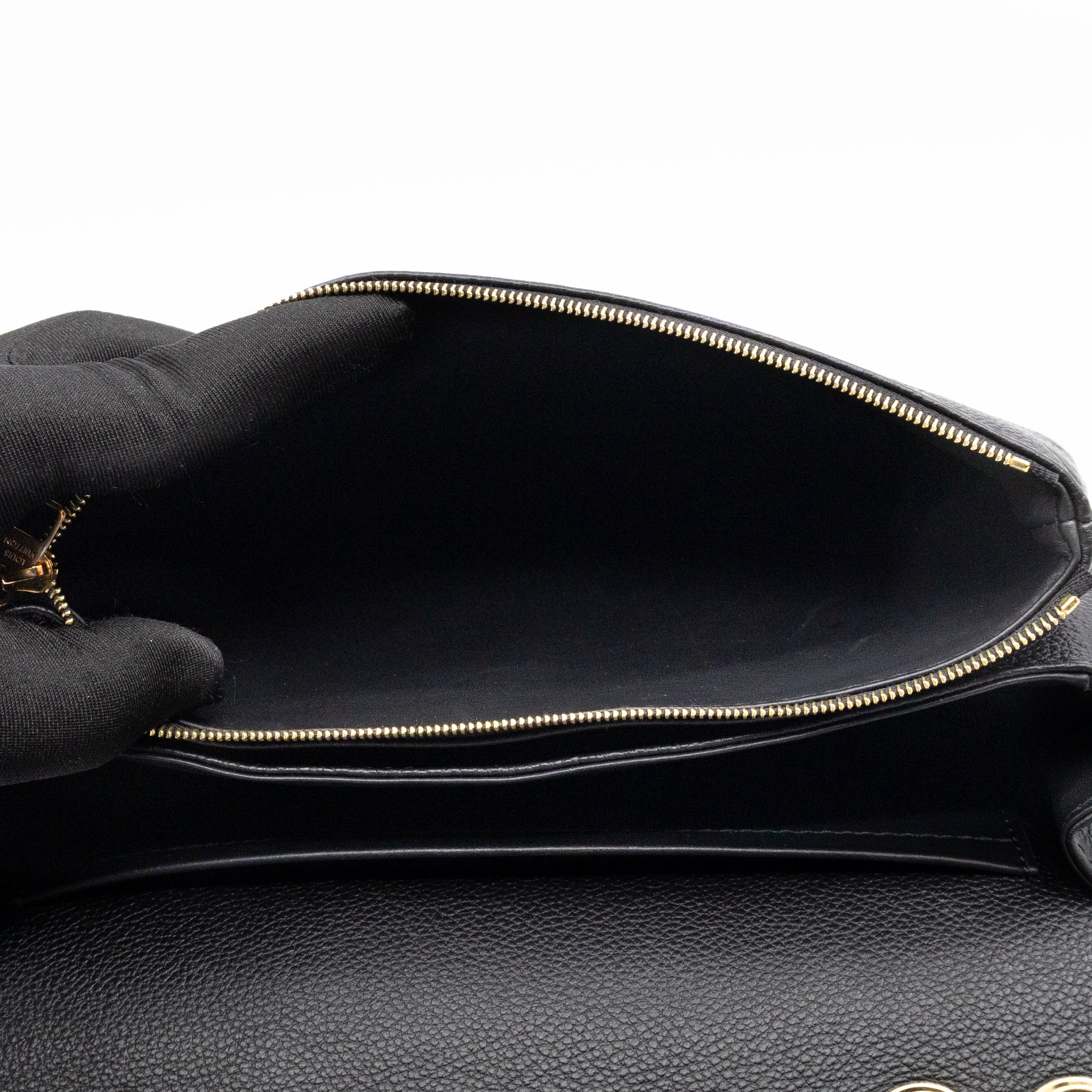 Marceau Black Monogram Empreinte Leather
