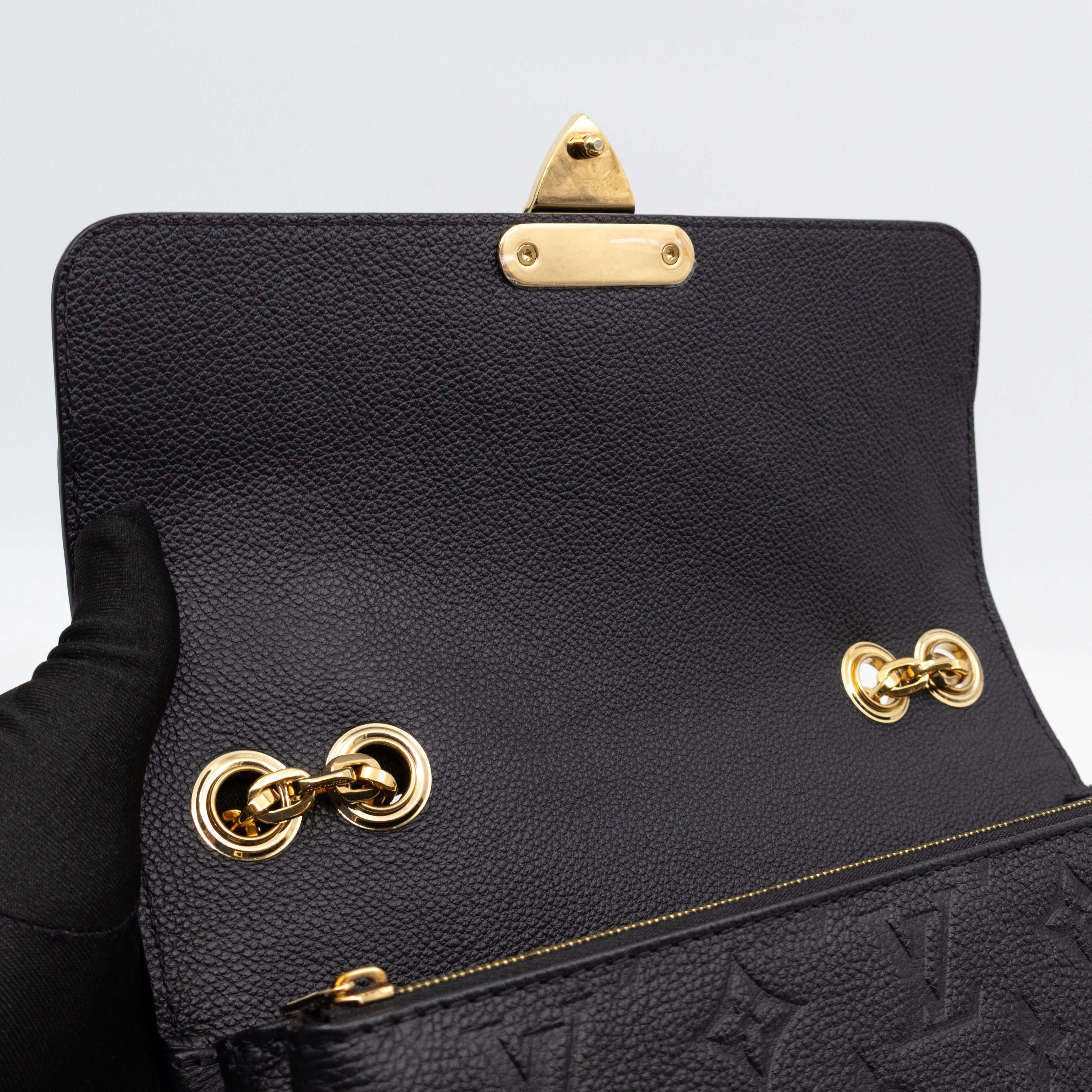 Marceau Black Monogram Empreinte Leather